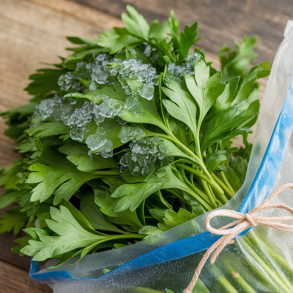 Can you freeze parsley?