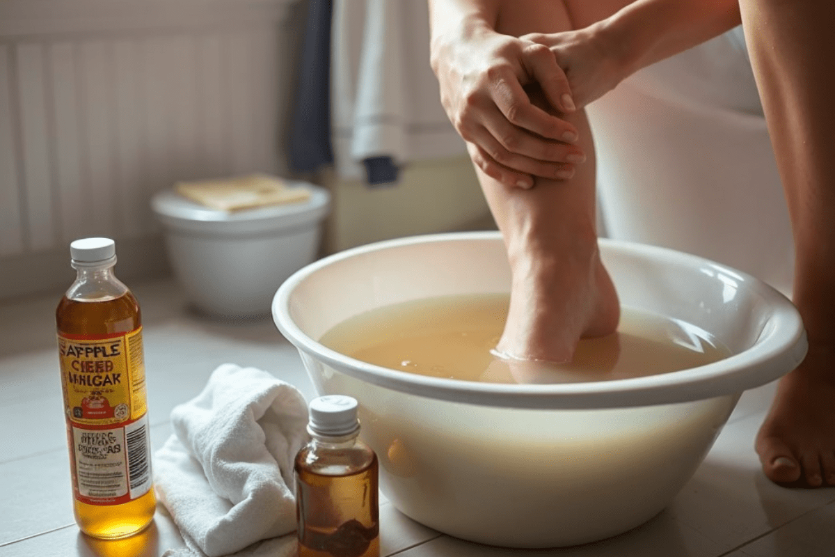 how long does it take for apple cider vinegar to cure toenail fungus