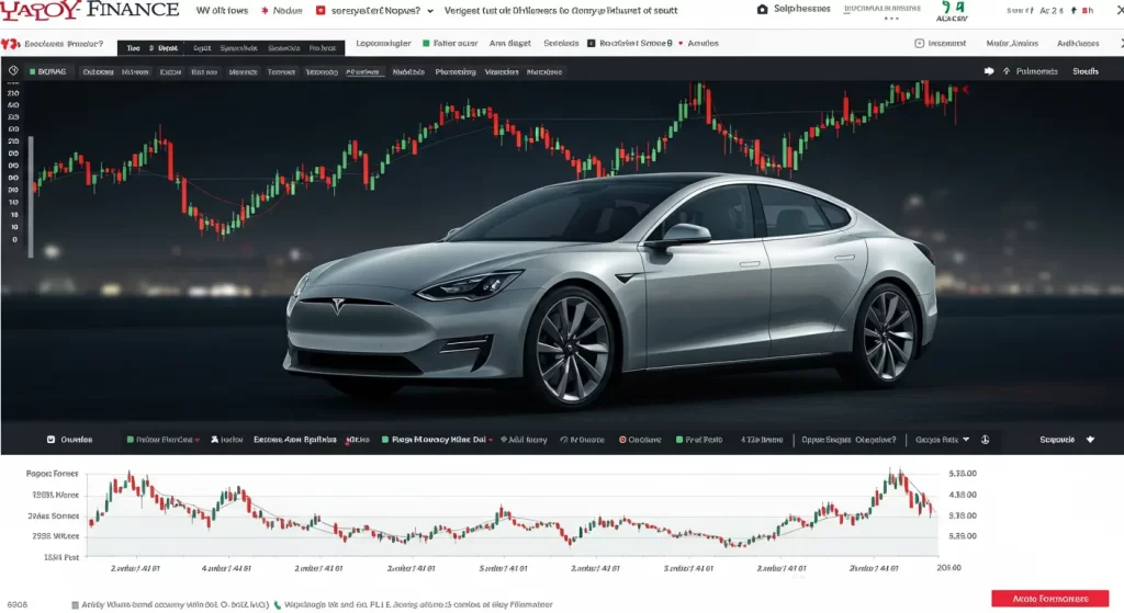 tesla yahoo finance