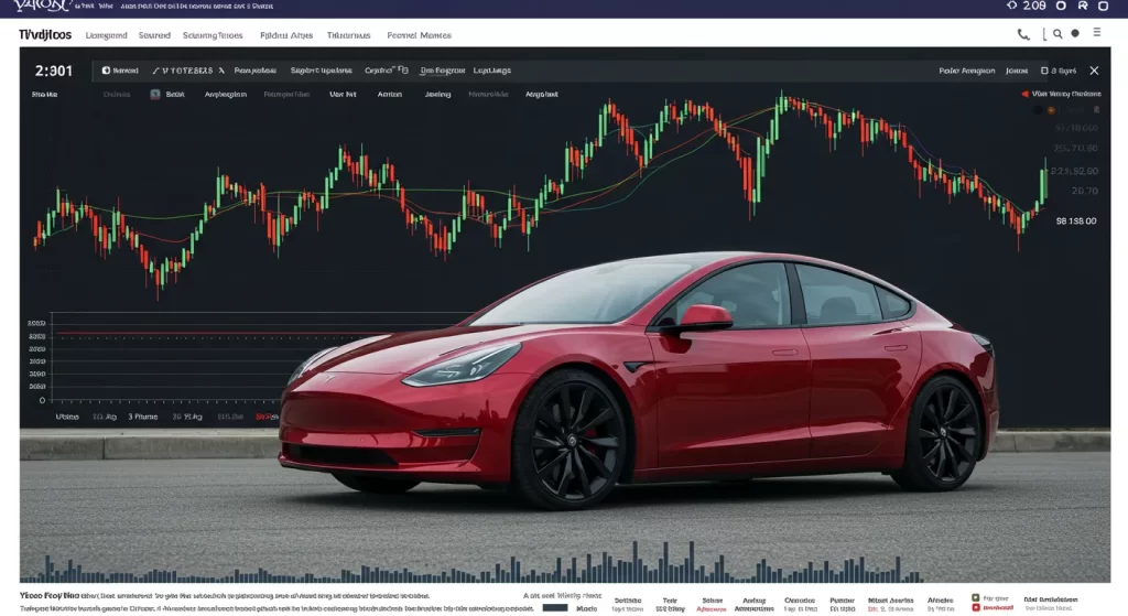 tesla yahoo finance