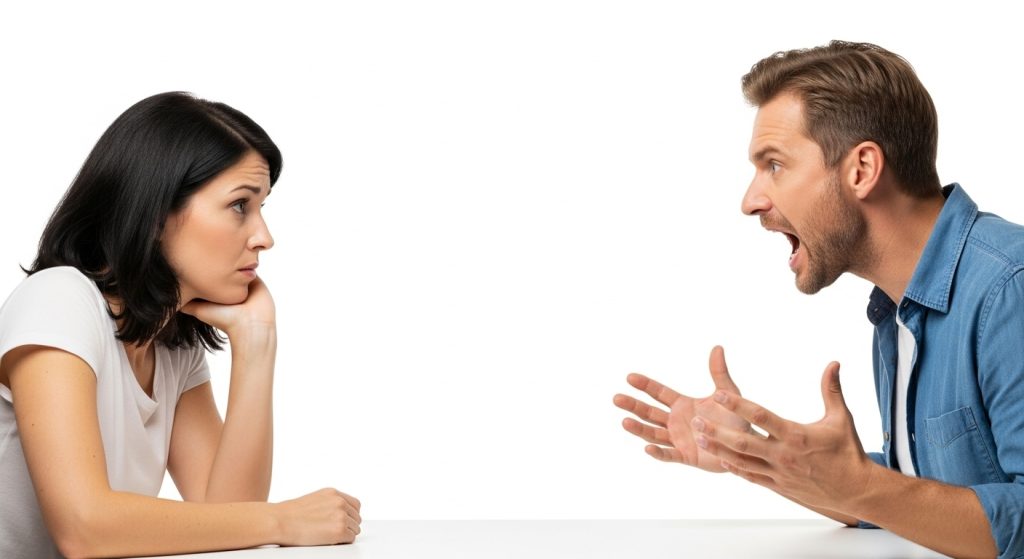 why is my husband yelling at me