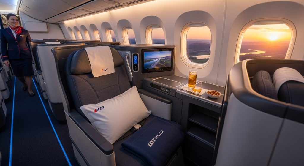 lot polish airlines boeing 787 8 business class