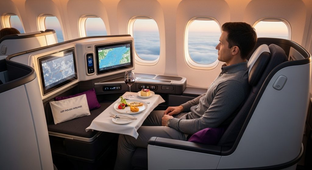lot polish airlines boeing 787 8 business class